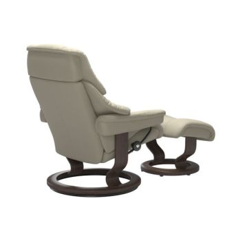 Stressless® Reno Classic Base Recliner with Ottoman
