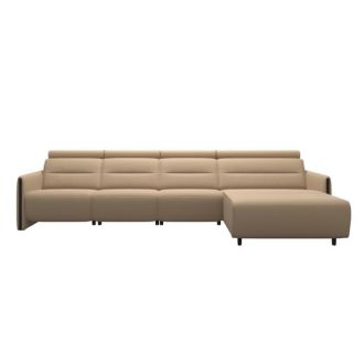 Stressless® Emily Wood 3 seater Power left with Long Seat (L)