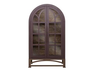 OBSIDIAN 2 DOOR GLASS CABINET