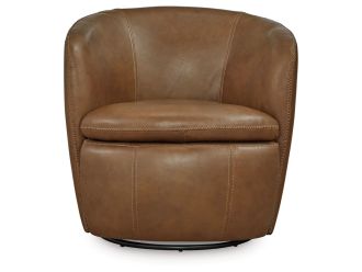 Kierreys Leather Swivel Chair