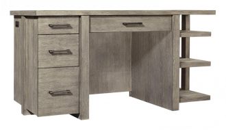 60" DESK W/OPEN SHELVES